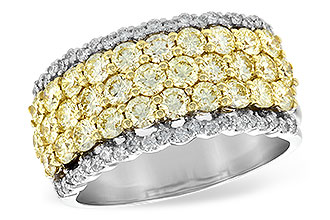 A234-90512: LDS DIA RG 1.90 YELLOW DIAS 2.18 TW