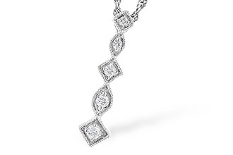 A318-53221: NECKLACE .10 TW