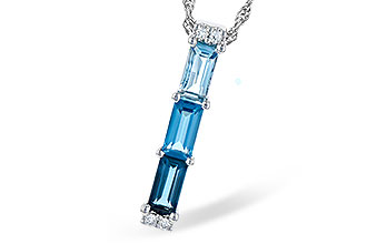 B318-48685: NECK 1.26 BLUE TOPAZ 1.30 TGW
