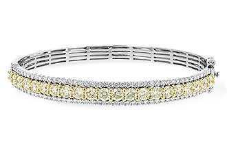 D234-85030: BANGLE 4.20 YELLOW DIAS 5.63 TW