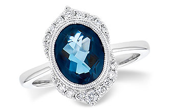 D318-53239: LDS RG 1.86 LONDON BLUE TOPAZ 2.00 TGW