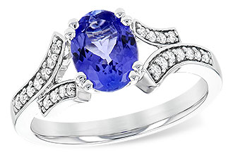 E235-79630: LDS RG 1.15 TANZANITE 1.30 TGW