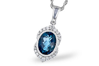 F318-54157: NECK 1.96 LONDON BLUE TOPAZ 2.10 TGW