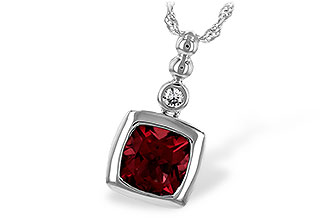 G234-86857: NECK 1.40 GARNET 1.44 TGW