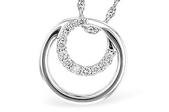 G318-52330: NECKLACE .15 TW