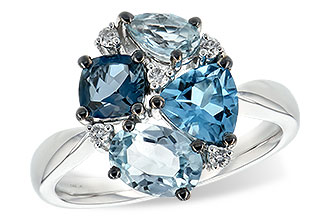 H234-83184: LDS RG 2.57 BLUE TOPAZ 2.65 TGW