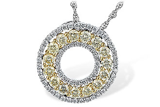 H234-84121: NECK 1.08 YELLOW DIAS 1.55 TW