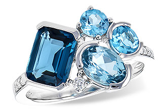 H318-52312: LDS RG 3.08 BLUE TOPAZ TW 3.15 TGW