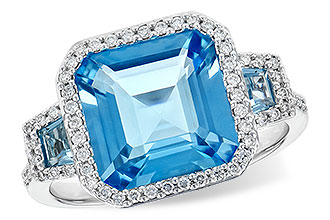 K235-80502: LDS RG 4.40 TW BLUE TOPAZ 4.60 TGW
