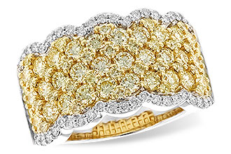 K319-38648: LDS DIA WED RG 1.90 YELLOW DIAS 2.20 TW