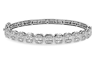 K320-27793: BANGLE .81 TW BAGUETTE 1.00 TW