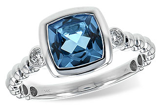L234-84148: LDS RG 1.57 BLUE TOPAZ 1.65 TGW
