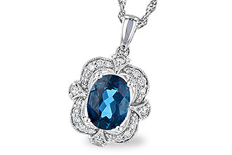 M318-52302: NECK 1.35 LONDON BLUE TOPAZ 1.50 TGW