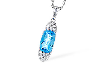 M319-36848: NECK 2.02 BLUE TOPAZ 2.12 TGW